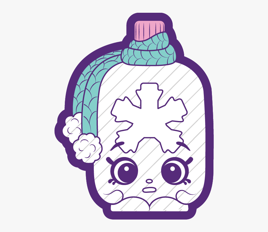 Shopkins Wiki - Wynter Water Bottle Shopkin, HD Png Download, Free Download