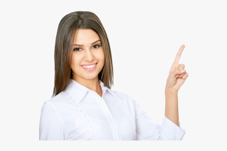 Woman Teachers Png - Woman Pointing Finger Png, Transparent Png, Free Download