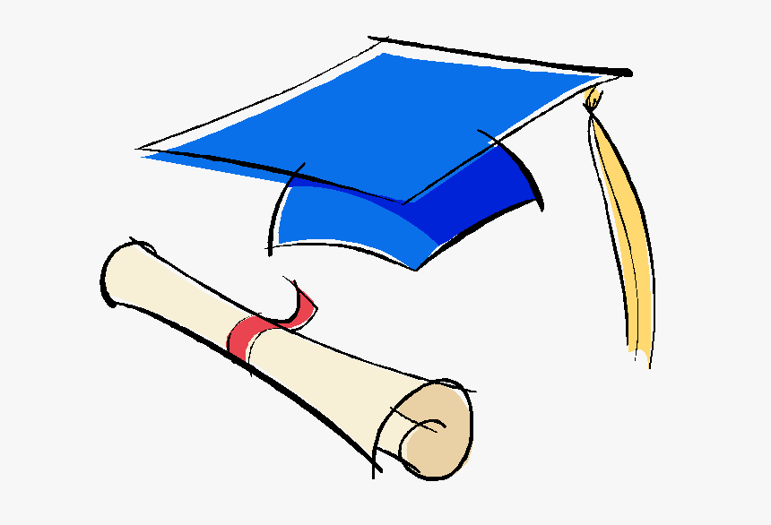 Transparent Graduation Cap And Gown Clipart - Graduation Cap And Diploma Clipart Png, Png Download, Free Download