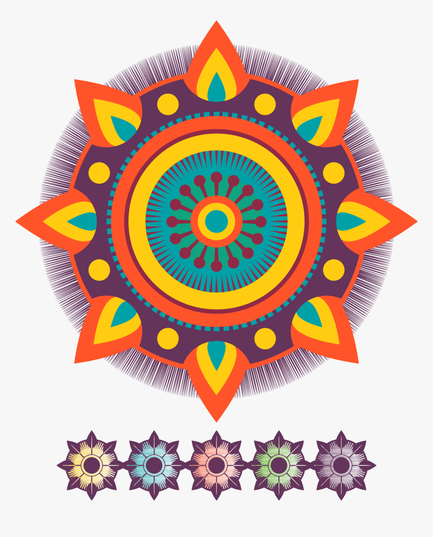 Mandala Flames Clip Arts - Png Mandala Free Clipart, Transparent Png, Free Download