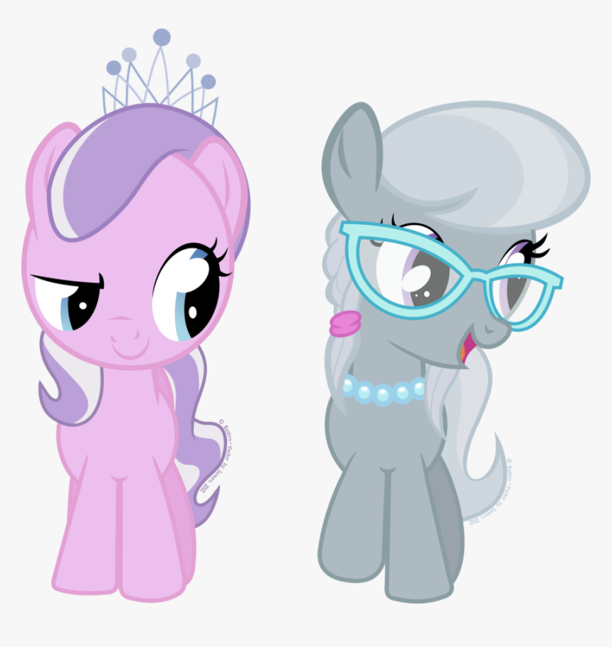 Diamond Tiara Und Silver Spoon By Lumorn-d50utt3 - My Little Pony Diamond Tiara And Silver Spoon, HD Png Download, Free Download