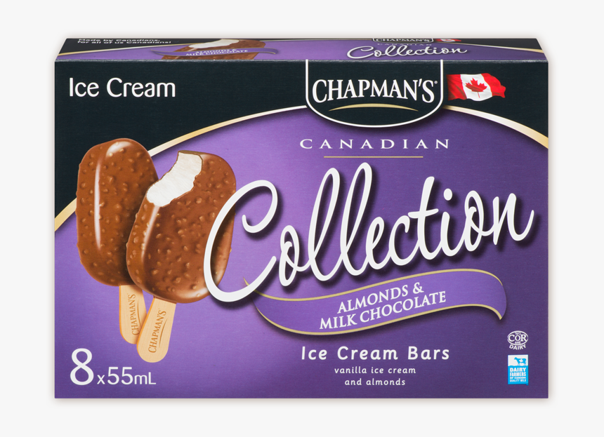 Chapman"s Canadian Collection Almond & Milk Chocolate - Chapmans Ice Cream, HD Png Download, Free Download