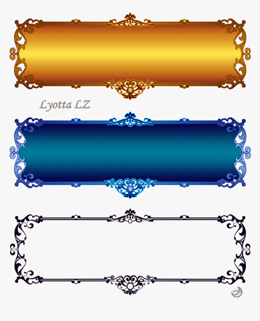 Download Png Border Design Gold Clipart Clip Art Design - Gold Border Design Png, Transparent Png, Free Download