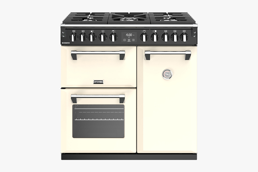 White Dual Fuel Range Cooker 90cm, HD Png Download, Free Download