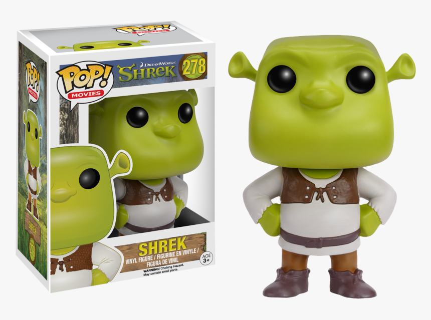 Shrek Head Png - Shrek Pop Figure, Transparent Png, Free Download