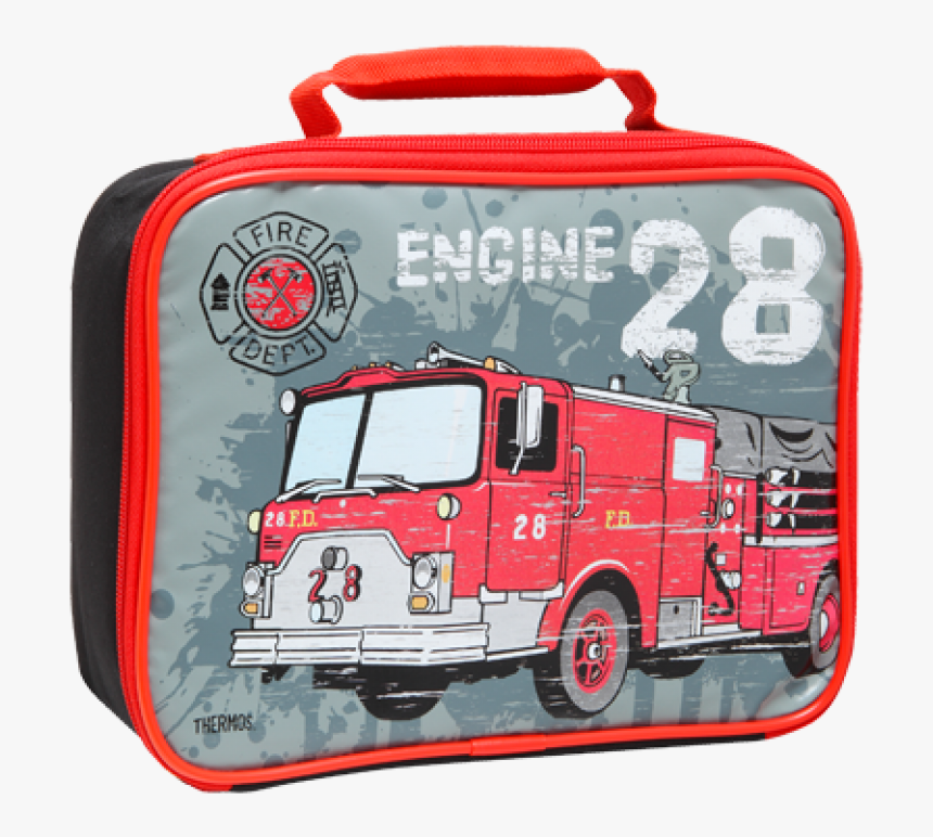 Thermos Lunch Bag Firetruck - Fire Apparatus, HD Png Download, Free Download