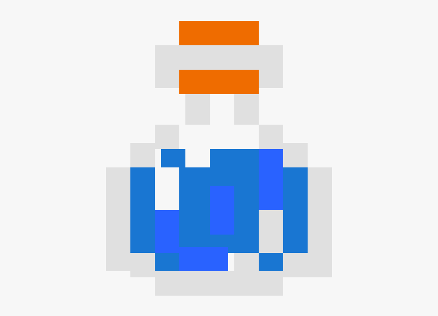 Transparent Minecraft Water Bottle, HD Png Download, Free Download