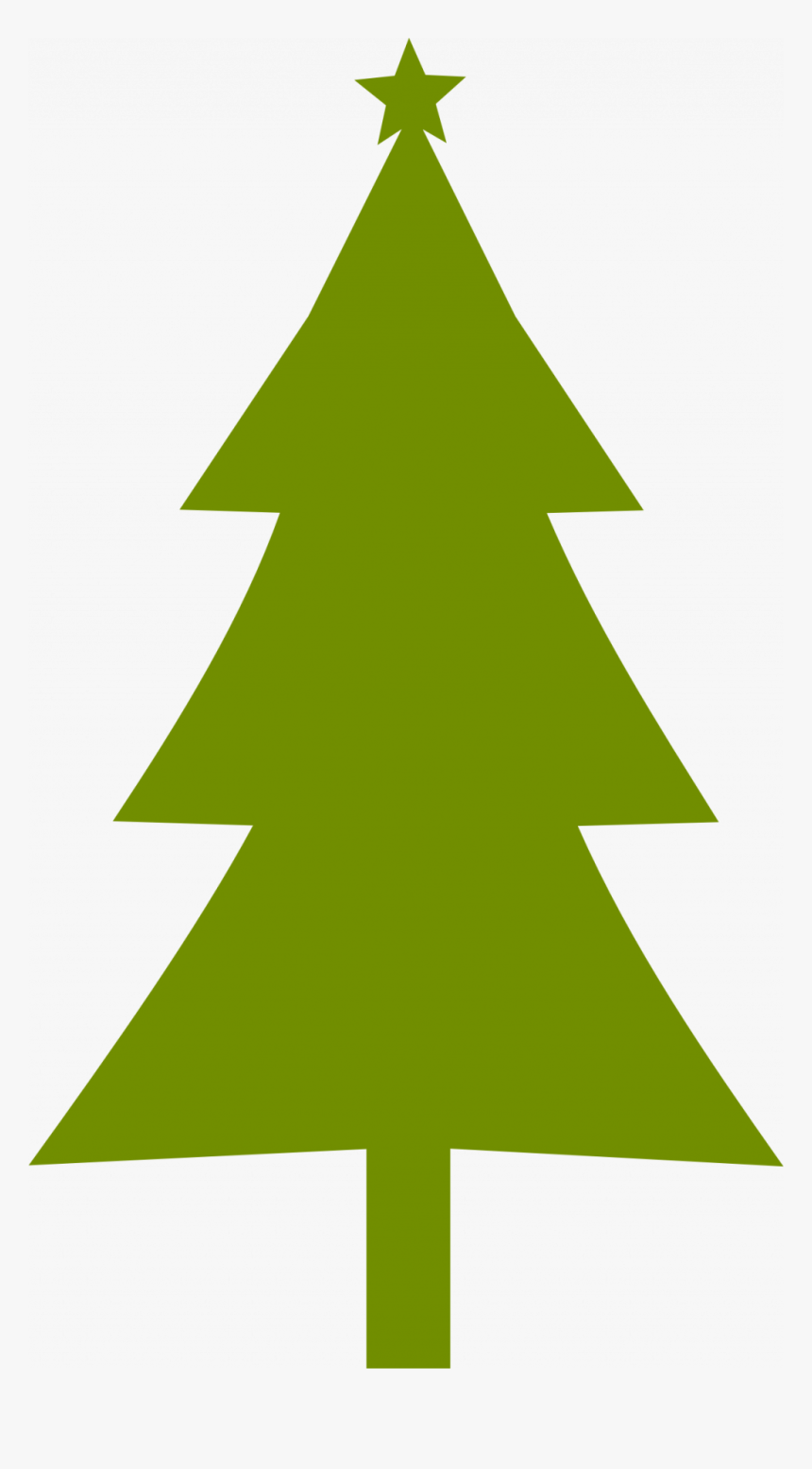 Large Size Of Christmas Tree - Silhouette Christmas Tree Clipart, HD Png Download, Free Download
