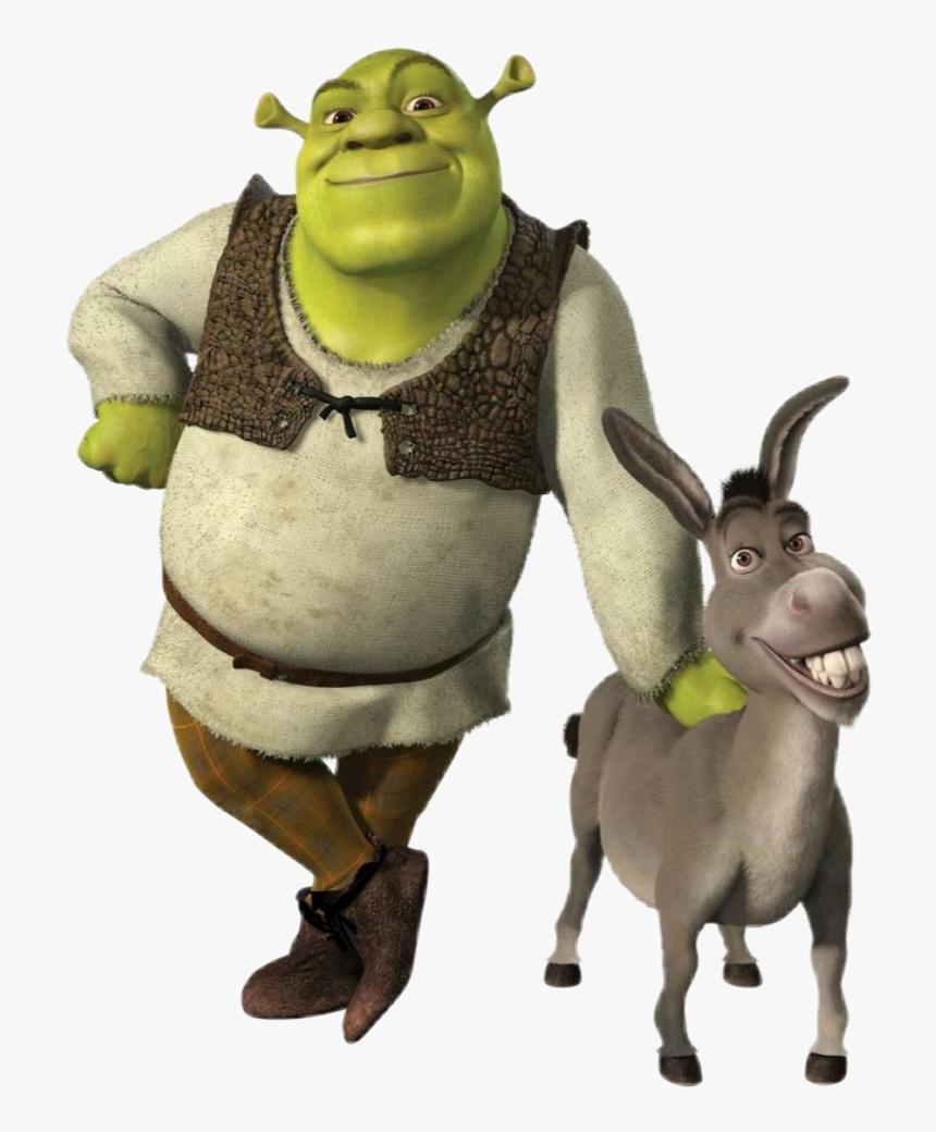 Shrek Donkey Png - Shrek And Donkey Png, Transparent Png - kindpng.