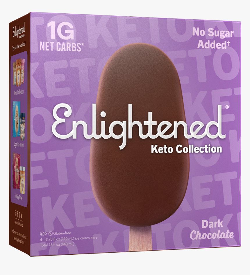 Enlightened Ice Cream Bars Keto, HD Png Download, Free Download