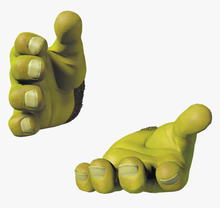 #shrek #hands #freetoedit - Shrek Finger, HD Png Download - kindpng.