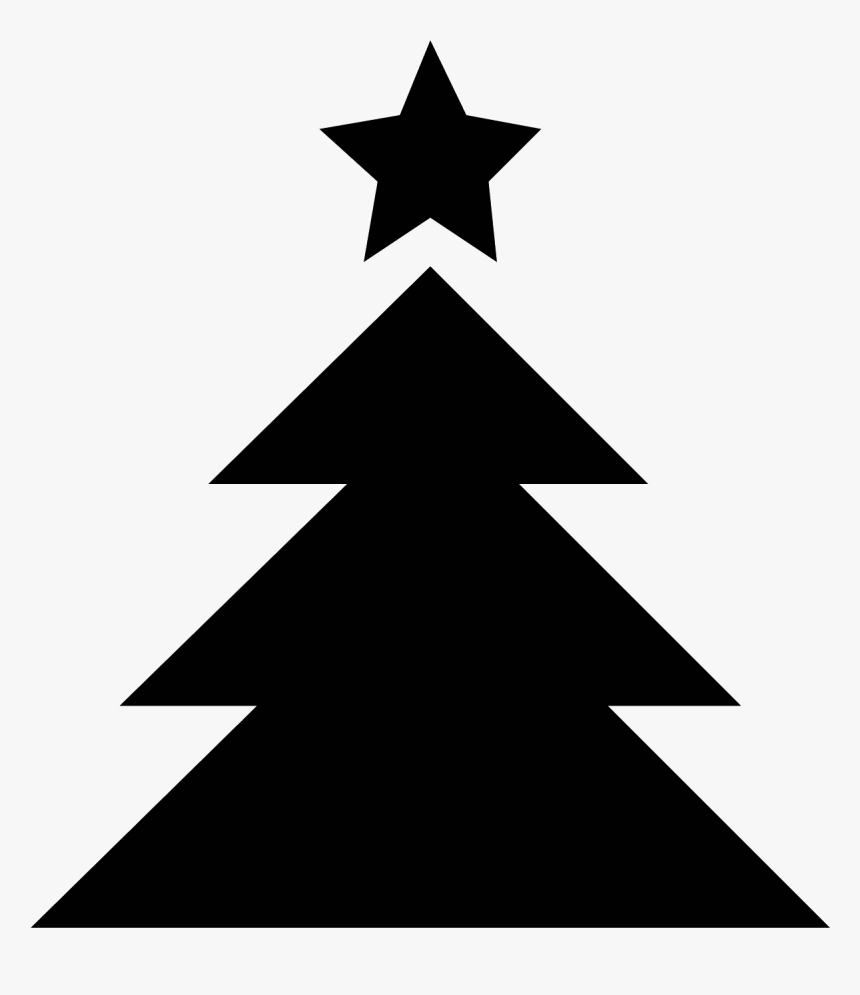 Christmas Tree Computer Icons - Christmas Tree Silhouette Png, Transparent Png, Free Download