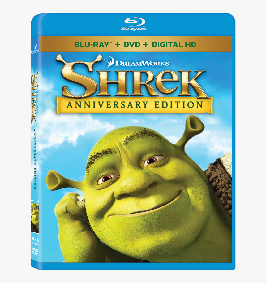 Shrek - Shrek 4 Movie Collection Anniversary Dvd Blu Ray, HD Png Download, Free Download