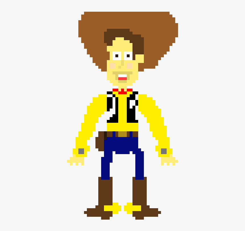 Toy Story Pixel Art Woody, HD Png Download, Free Download