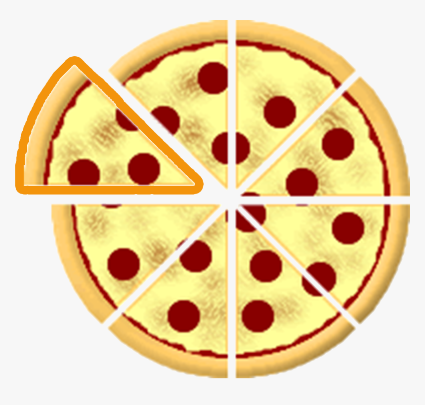 Pizza Cut Into 8 Slices, HD Png Download, Free Download