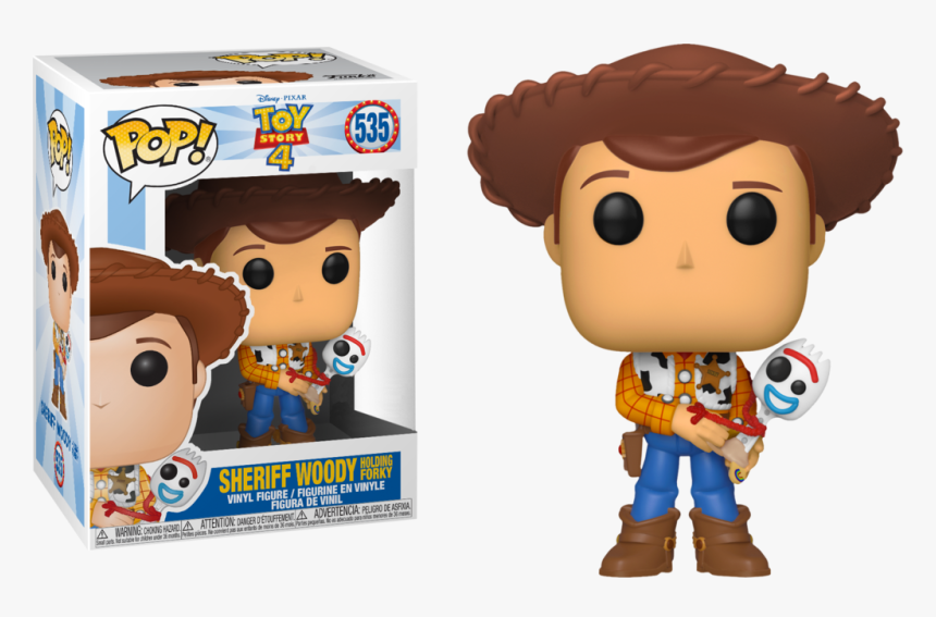 Woody Holding Forky Funko Pop, HD Png Download, Free Download