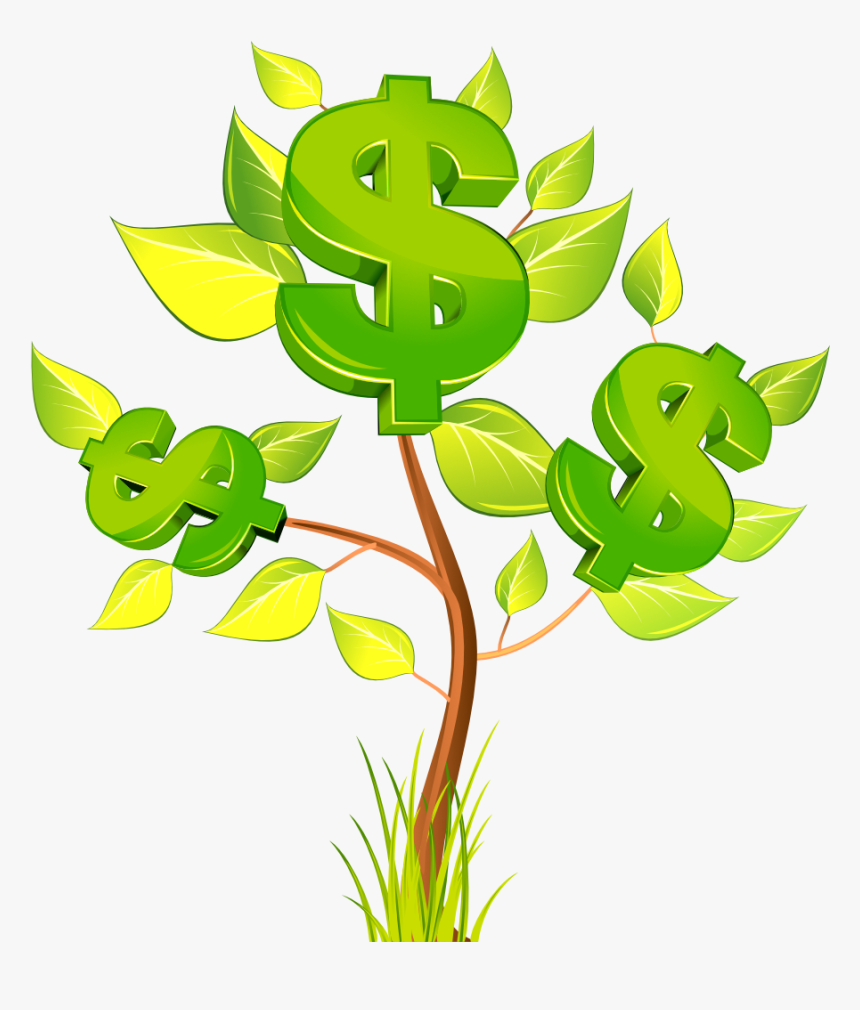 Transparent Make A Plan Clipart - Money Tree Clip Art, HD Png Download, Free Download