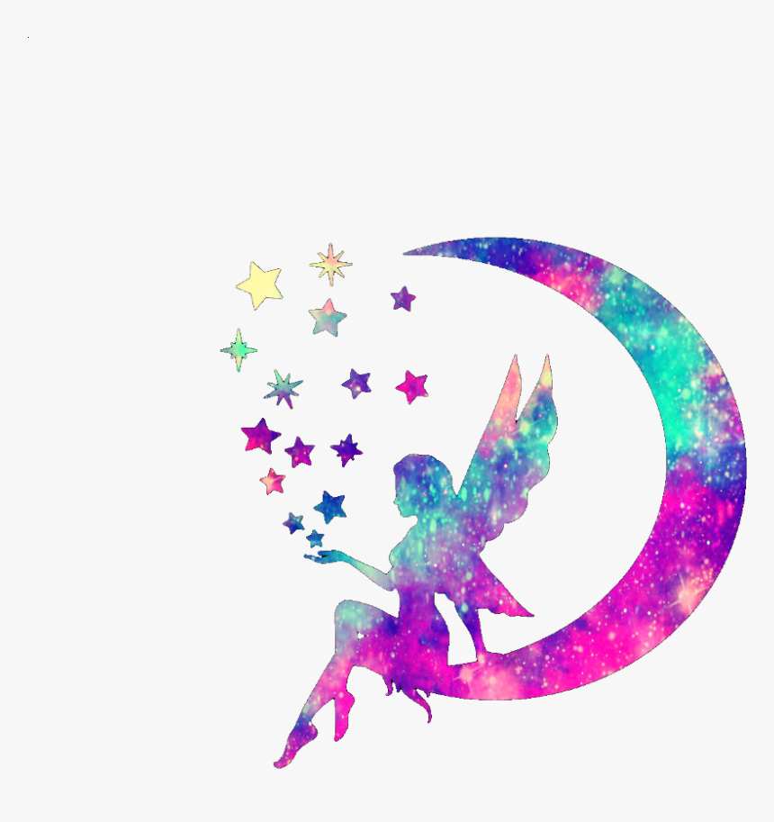 Transparent Fairy Png Images - Gold Fairy In Moon, Png Download, Free Download