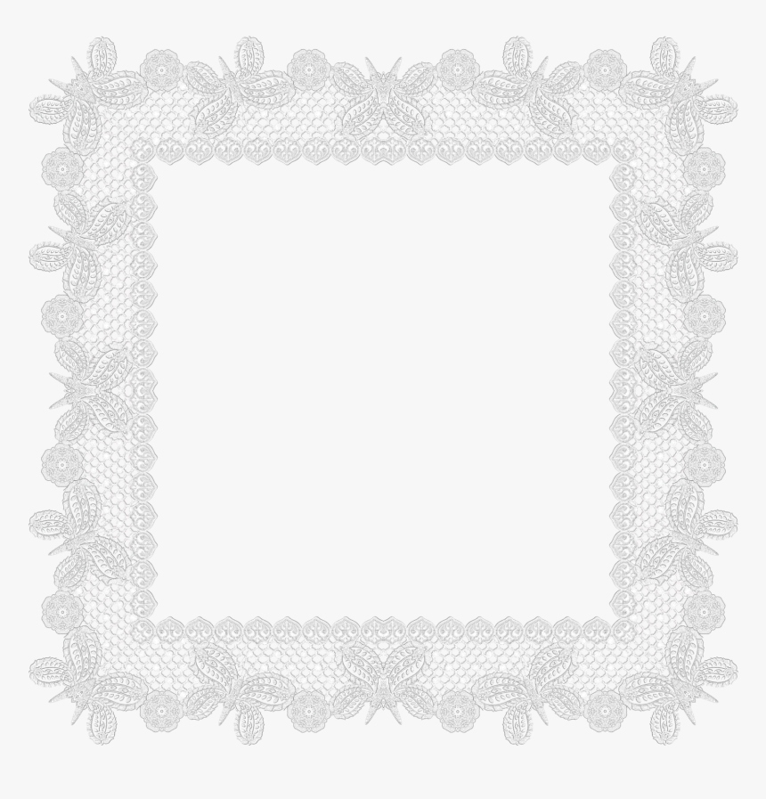 Transparent Background Lace Frame, HD Png Download, Free Download
