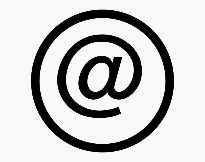 Email Logo Black Large Clip Art At Clkercom Vector - Logo Email Black Png, Transparent Png, Free Download