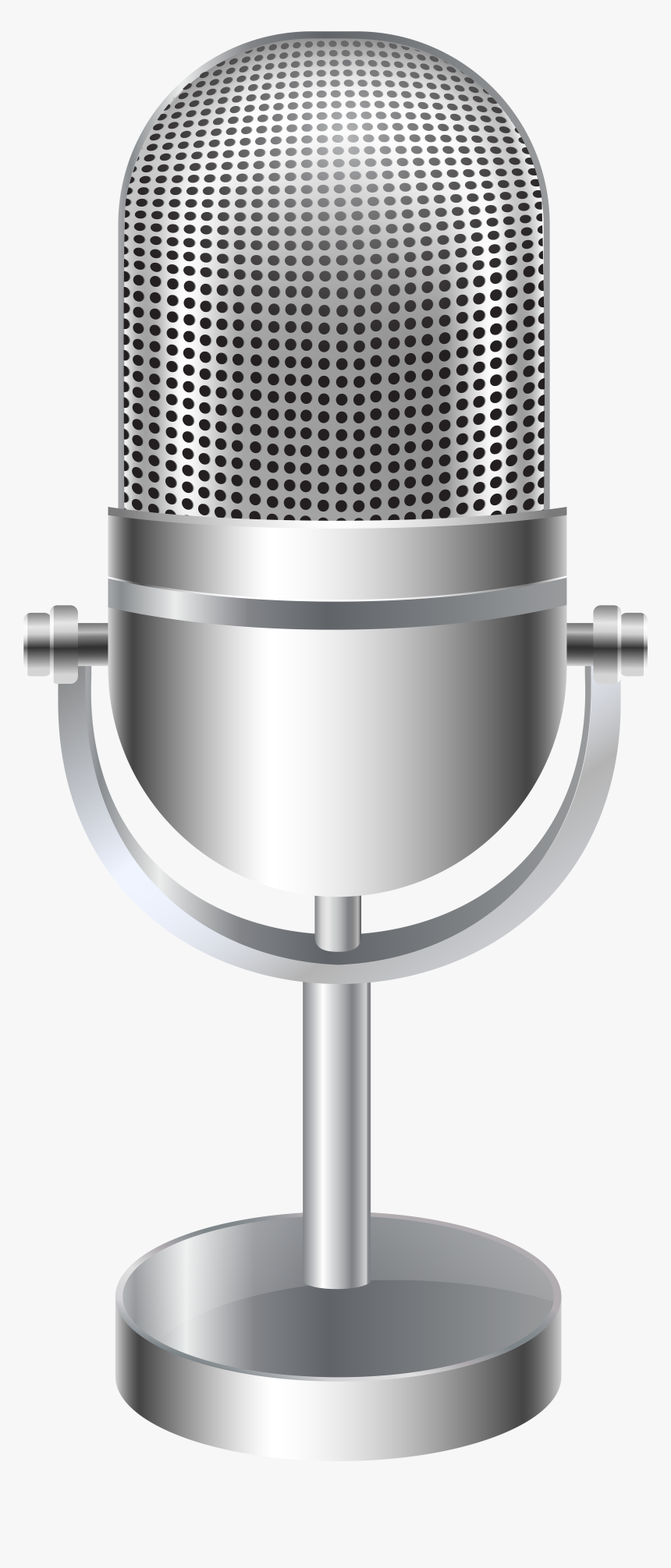 View Full Size - Clip Art And Microphone Stand, HD Png Download, Free Download