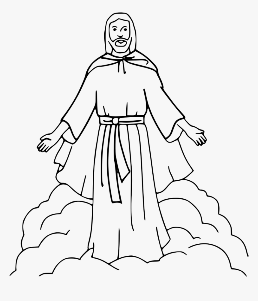 Free Lds Clipart Jesus Christ Lds Jesus Clipart Lds - Jesus Clipart Black And White, HD Png Download, Free Download