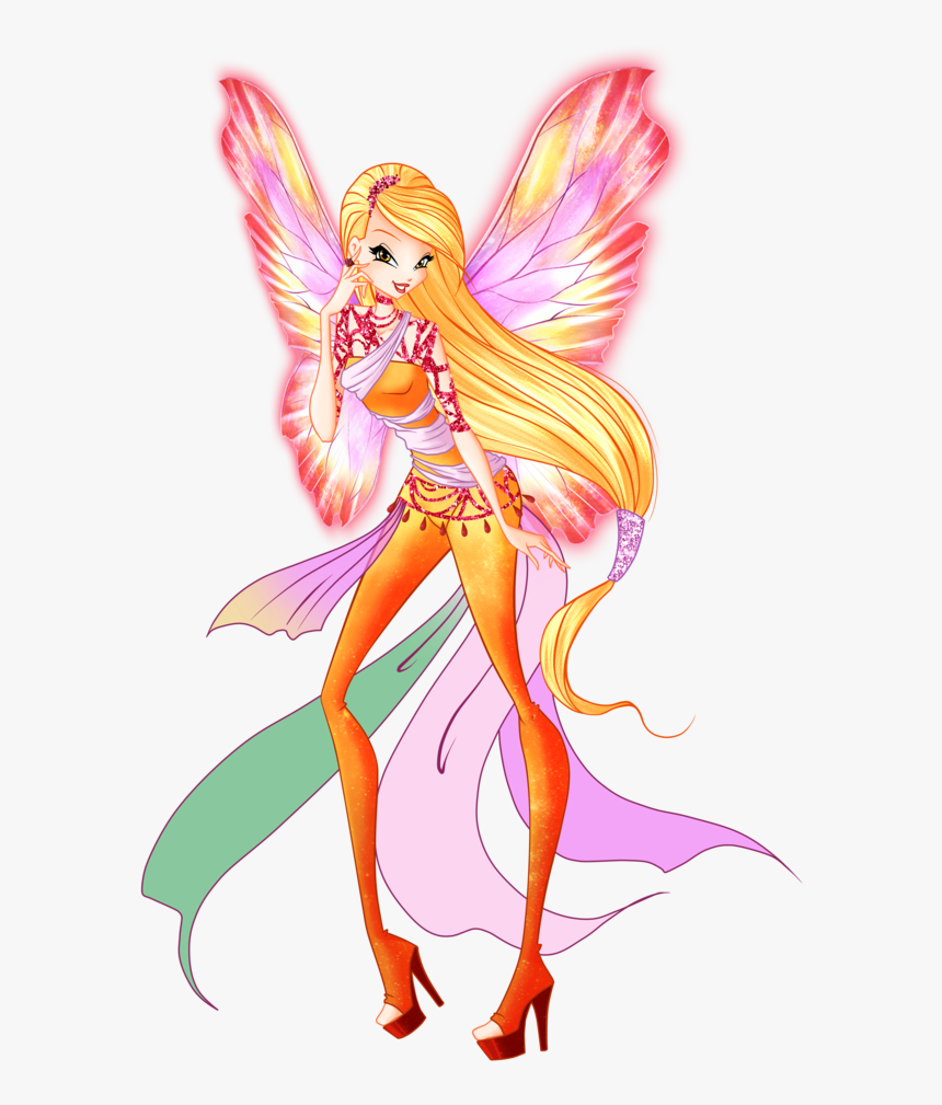 Beautiful Fairy Png - World Of Winx Stella Dreamix, Transparent Png, Free Download