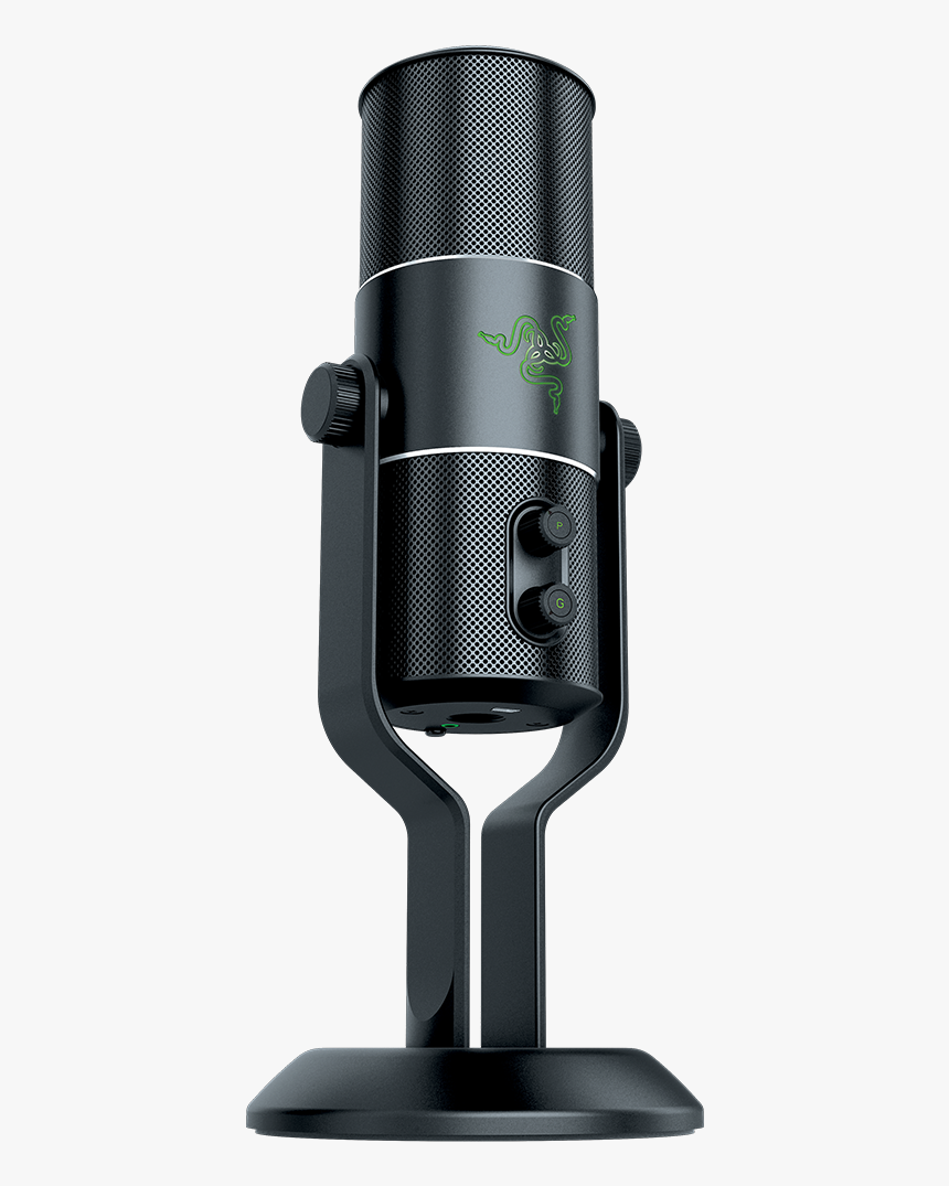 Microphone Png Gaming - Razer Seiren Microphone, Transparent Png, Free Download