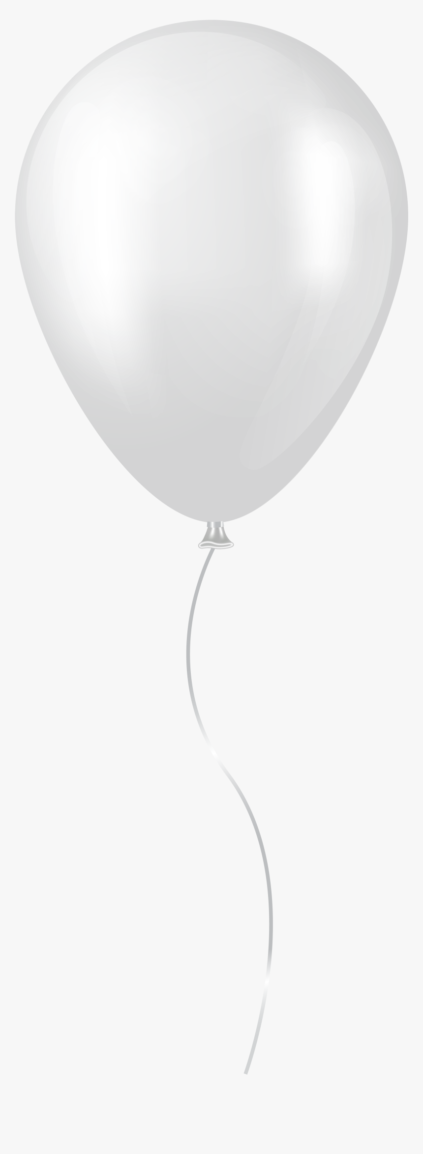 Balloon Png White - White Balloon Transparent Background, Png Download, Free Download