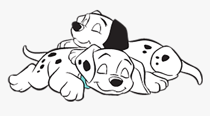 Transparent Dalmation Clipart - 101 Dalmatians Color Page, HD Png Download, Free Download