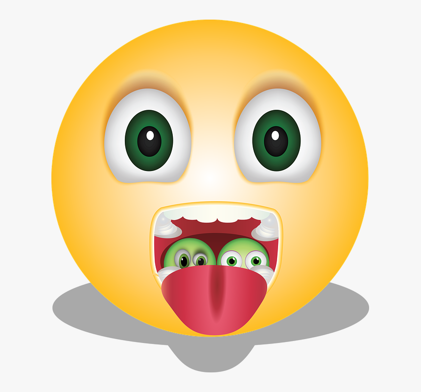Graphic, Say Aah, Smiley, Emoticon, Sick, Sore Throat, HD Png Download, Free Download