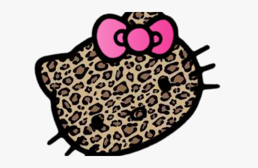 Leopard Clipart Pink Cheetah - Hello Kitty Wallpaper Lock, HD Png Download, Free Download