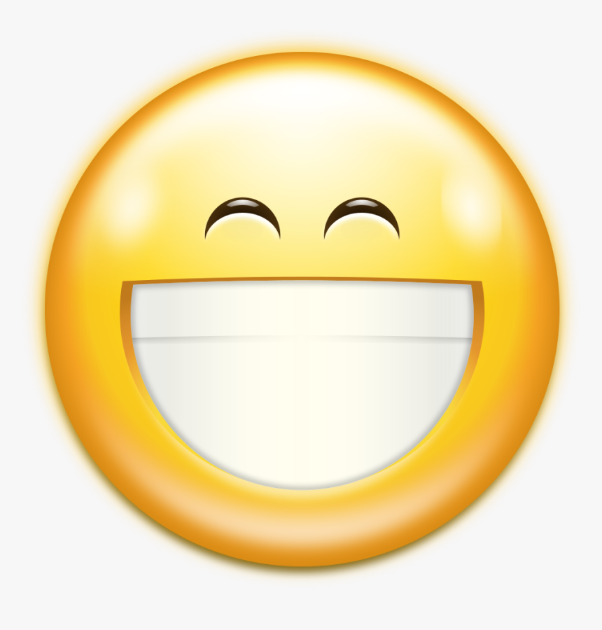 Hd Smile Png Transparent Background - Big Smile Emoji Png, Png Download, Free Download