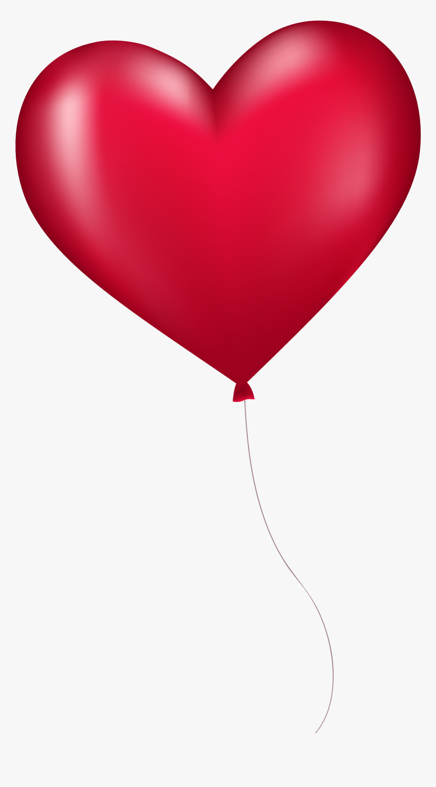 Heart Balloon Png Image - Balloons Png Heart Shaped Balloon, Transparent Png, Free Download
