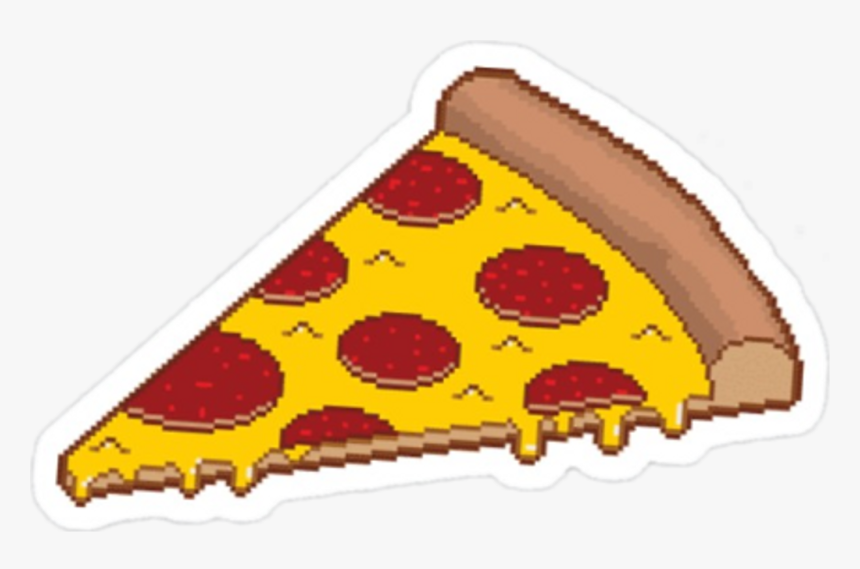 Pizza Clipart Tumblr Yummy - Yellow Aesthetic Stickers Transparent, HD Png Download, Free Download