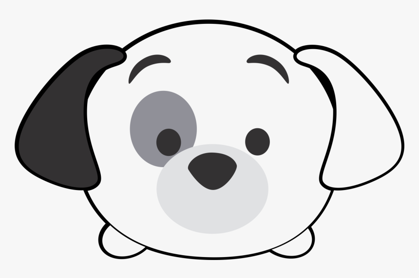 Dalmatian Clipart Heart - Tsum Tsum Dalmata Png, Transparent Png, Free Download