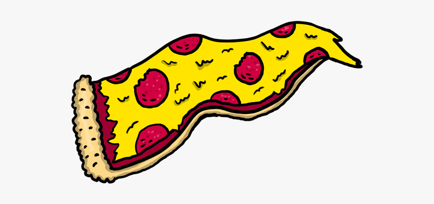 Pizza08 - Grime Art Pizza Png, Transparent Png, Free Download