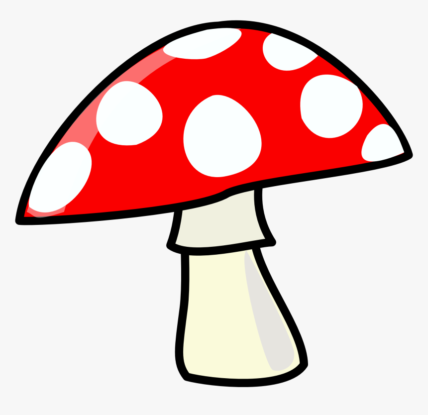 Toadstool Clipart - Cartoon Mushroom, HD Png Download, Free Download