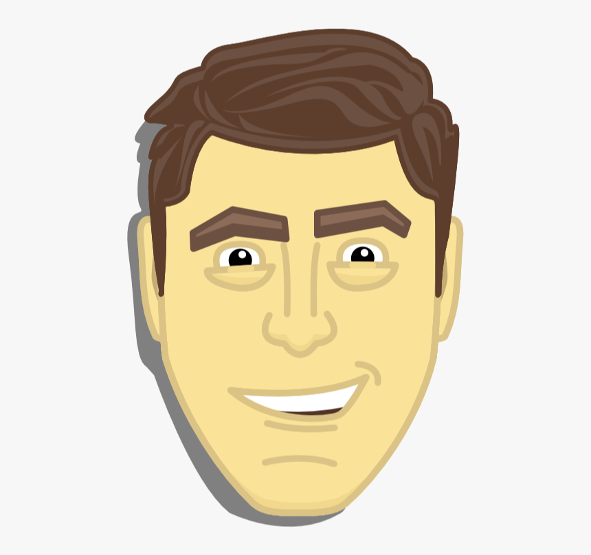 George Clooney Portrait George Clooney - Cartoon, HD Png Download, Free Download