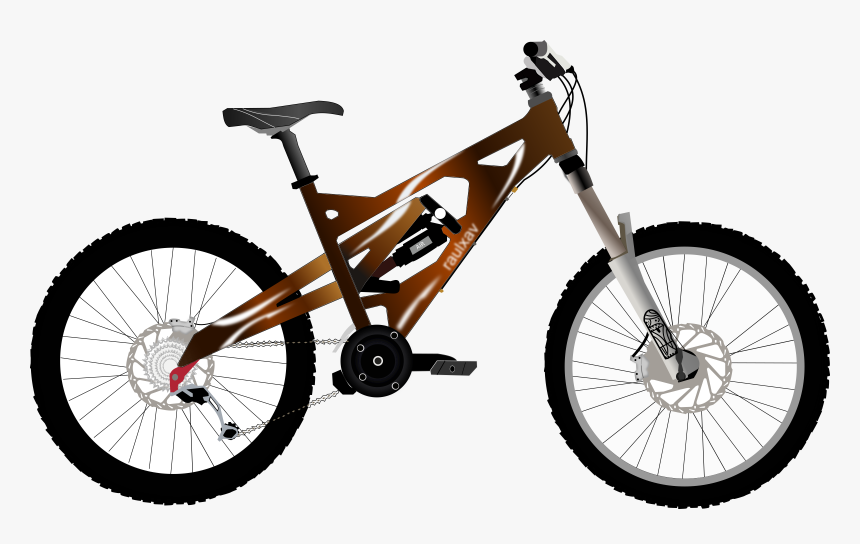 Mountain Bicycle Png Clipart - Mountain Bike, Transparent Png, Free Download