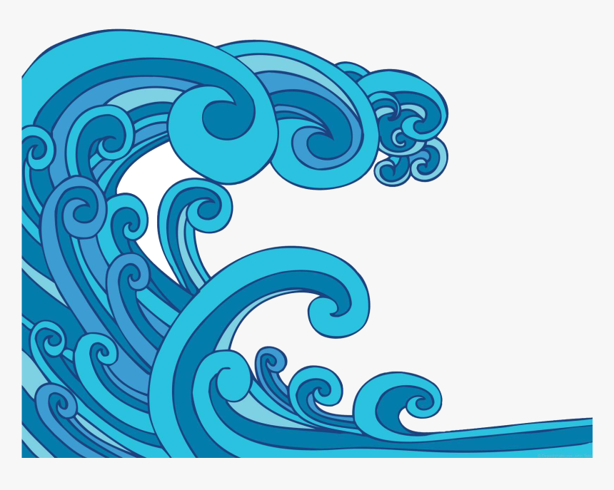 Wave Vector Royalty Free Stock Tsunami Tidal Clip Art - Tsunami Png, Transparent Png, Free Download