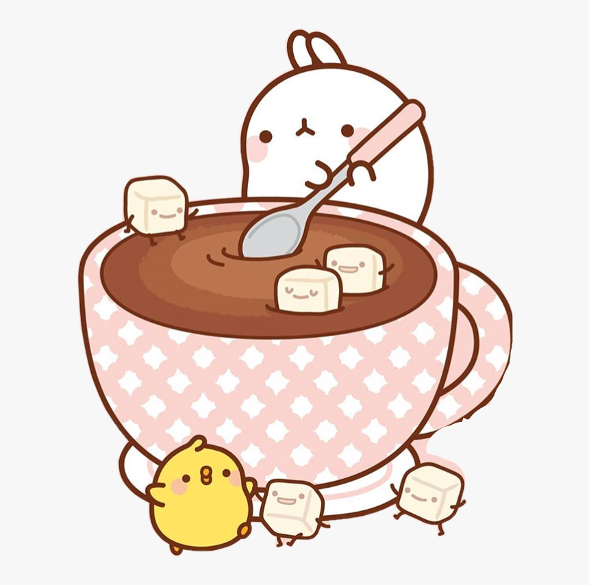 #hot Chocolate #cute #teamwork #freetoedit - Bubble Tea Dark Cat, HD Png Download, Free Download