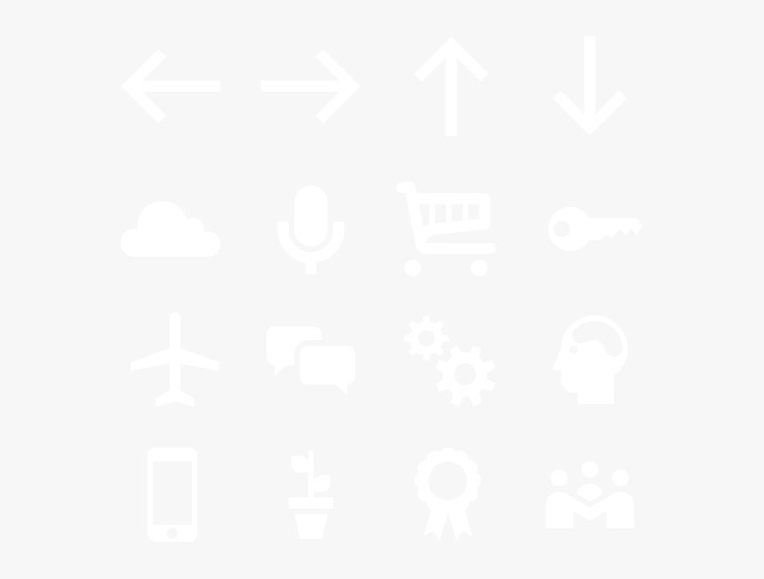White Icons For Powerpoint, HD Png Download, Free Download