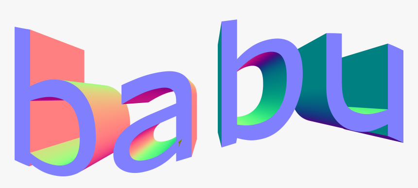 Babu Logo Vaporwave Png Image - Vaporwave Png, Transparent Png, Free Download