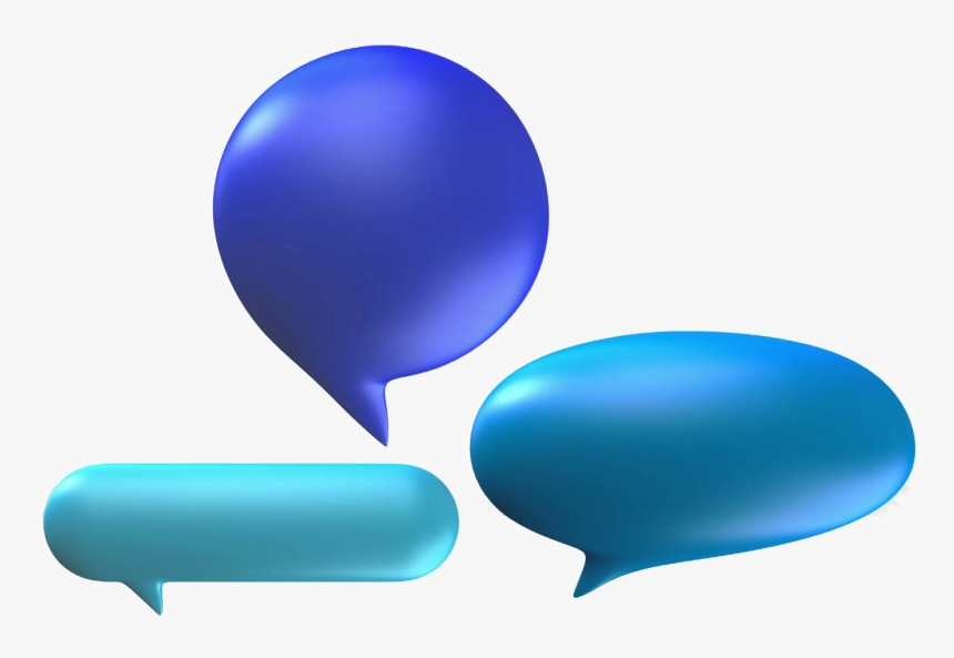 Speech Balloon Png Transparent Background - Speech Balloon 3d, Png Download, Free Download