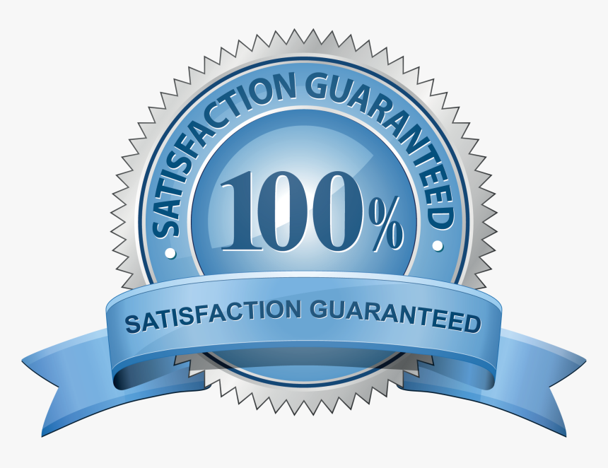 100% Satisfaction Guarantee Blue, HD Png Download, Free Download