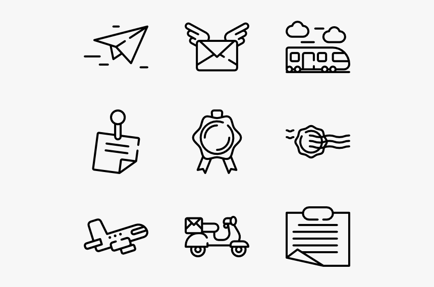 Post Office - Beach Icons, HD Png Download, Free Download