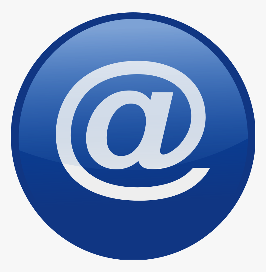 Email Vector Icon Png - Website Symbol For Email Signature, Transparent Png, Free Download
