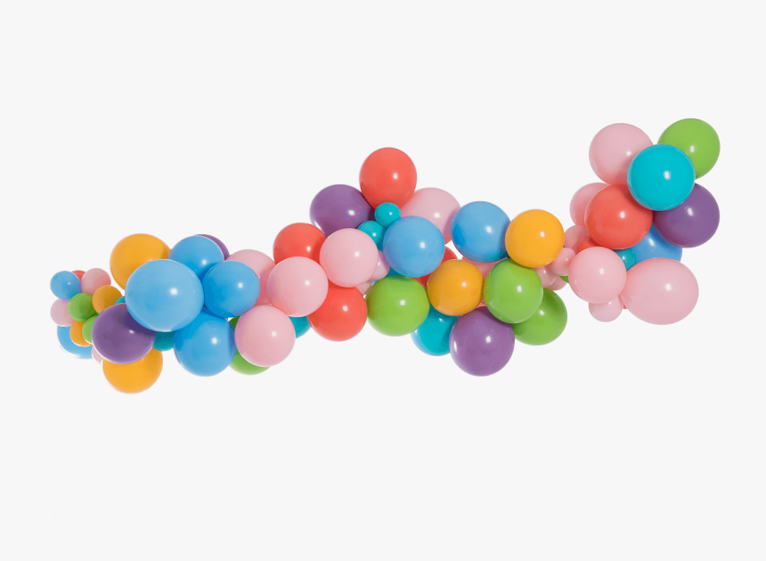 Rainbow Pastel Balloon Garland Kit - Balloon Garland Transparent Background, HD Png Download, Free Download