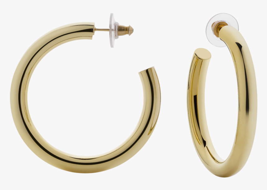 Gold Hoop Earrings Nz, HD Png Download, Free Download